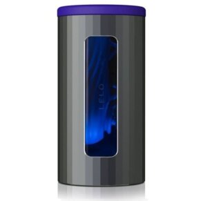 Lelo F1S V2 Masturbator Sdk Technology Gunmetal And Blue Midnight 7350075028366