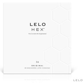 Lelo Hex Condoms Original 36 Pack 7350075024085