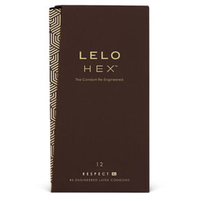 Lelo Hex Condoms Respect Xl 12 Pack 7350075025006