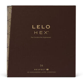 Lelo Hex Condoms Respect Xl 36 Pack 7350075025020