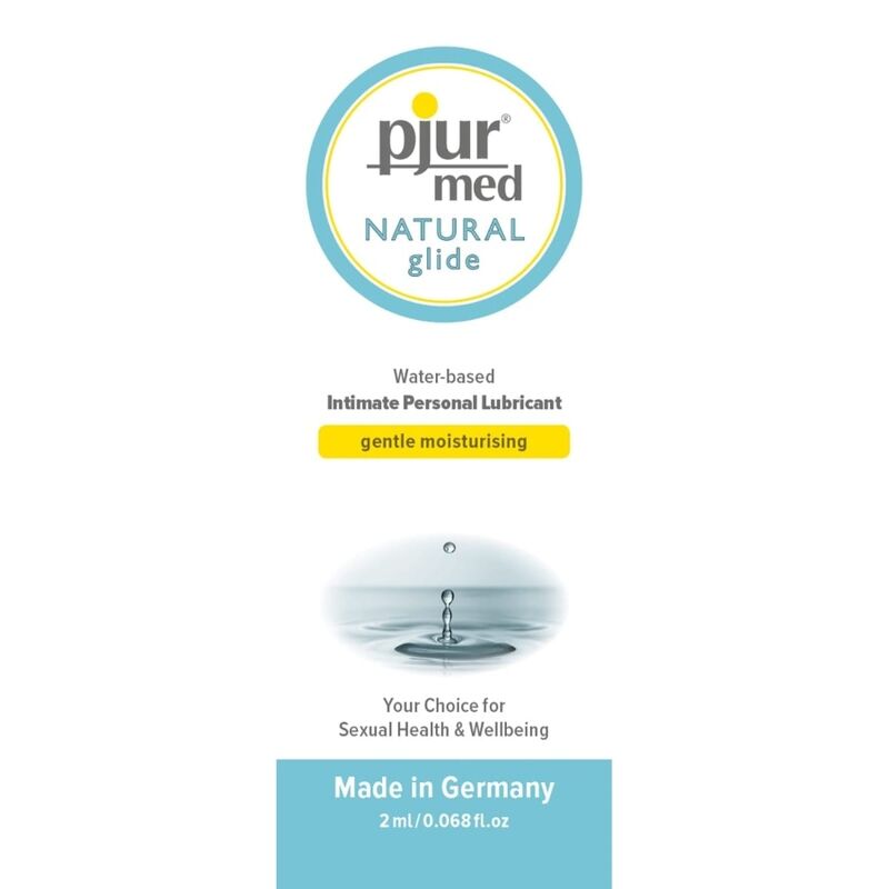 Pjur Med Natural Water Based Lubricant 2 ml 6 pjur med natural water based lubricant 2 ml 827160111168