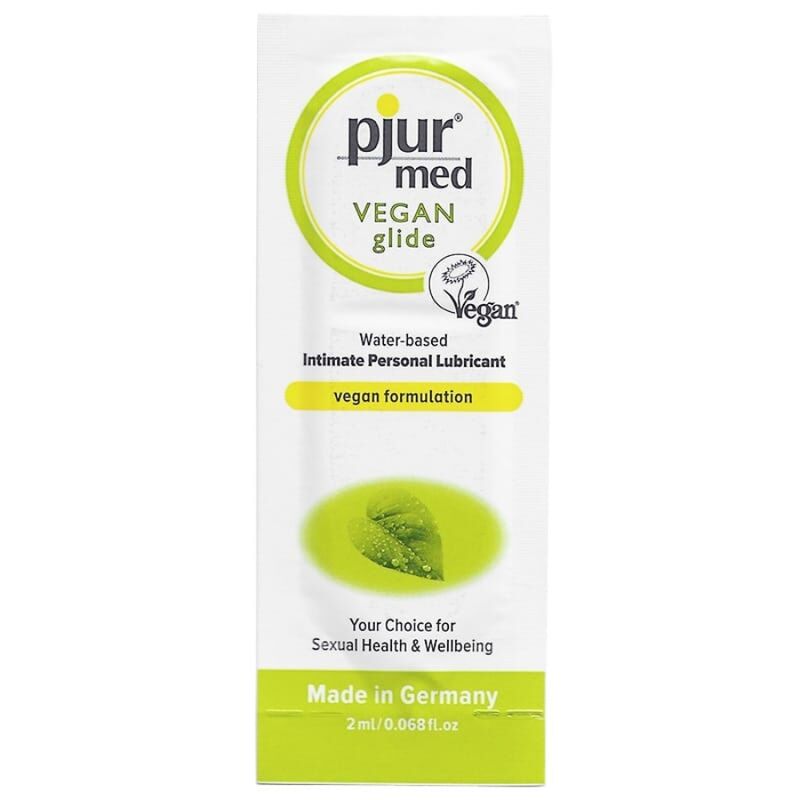 Pjur Med Vegan Glide Water Based Lubricant 2 ml 6 pjur med vegan glide water based lubricant 2 ml 827160111366