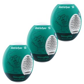Satisfyer 3 Masturbator Eggs Naughty 4049369043477