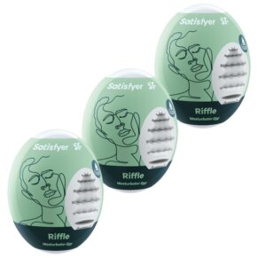 Satisfyer 3 Masturbator Eggs Riffle 4049369043446
