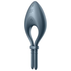 Satisfyer Bullseye Ring Vibrator App Grey 4061504018379
