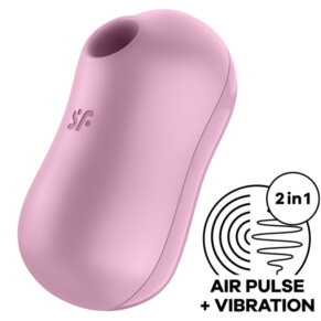 Satisfyer Cotton Candy Air Pulse Stimulator & Vibrator Lilac 4061504037226
