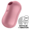 Satisfyer Cotton Candy Air Pulse Stimulator & Vibrator Pink 4061504037219