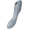 Satisfyer Curvy Trinity 3 Air Pulse Vibrator Grey 4061504036533