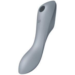 Satisfyer Curvy Trinity 3 Air Pulse Vibrator Grey 4061504036533