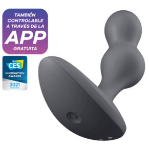 Satisfyer Deep Diver Vibrating Plug App Grey 4061504006796