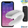 Satisfyer Double Fun Partner Vibrator White 4061504002453