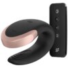 Satisfyer Double Love Luxury Partner Vibrator Black 4061504001722