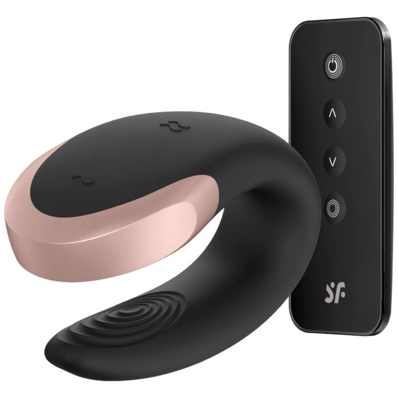 Satisfyer Double Love Luxury Partner Vibrator Black 6 satisfyer double love luxury partner vibrator black 4061504001722