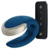 Satisfyer Double Love Luxury Partner Vibrator Blue 4061504002446