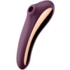 Satisfyer Dual Kiss Air Pulse Vibrator Wine Red 4061504003016