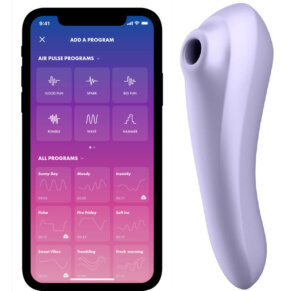 Satisfyer Dual Pleasure Air Pulse Vibrator Mauve 4061504003108