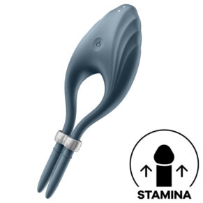 Satisfyer Duelist Ring Vibrator Grey 4061504018447