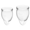 Satisfyer Feel Confident Menstrual Cup Clear 15+20 ml 2 Satisfyer Feel Confident Menstrual Cup Clear 15+20 ml 4061504002019