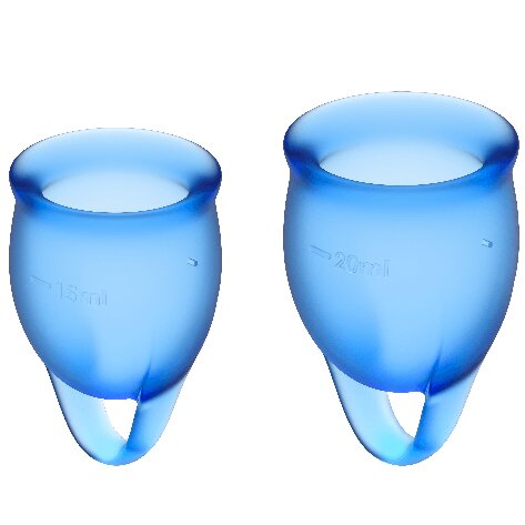 Satisfyer Feel Confident Menstrual Cup Dark Blue 15+20 ml 6 satisfyer feel confident menstrual cup dark blue 1520ml 4061504002057 1