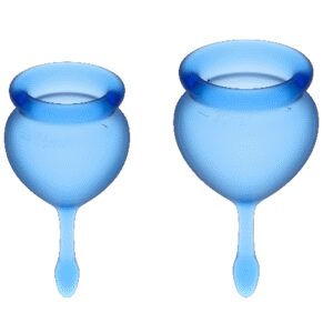 Satisfyer Feel Good Menstrual Cup Dark Blue 15+20 ml 4061504002194