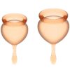 Satisfyer Feel Good Menstrual Cup Orange 15+20 ml 2 Satisfyer Feel Good Menstrual Cup Orange 15+20 ml 4061504002217