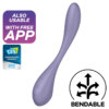 Satisfyer G-Spot Flex 5 Multi Vibrator Lilac 4061504038674