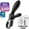 Satisfyer Heat Climax + Anal Vibrator App Black 2 Satisfyer Heat Climax + Anal Vibrator App Black 4061504001654