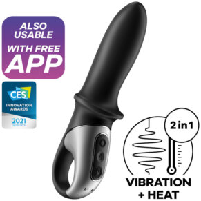 Satisfyer Hot Passion Anal Vibrator App Black 4061504001647