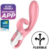 Satisfyer Hug Me Rabbit Vibrator App Pink 4061504036588