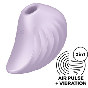 Satisfyer Pearl Diver Air Pulse Stimulator & Vibrator Violet 4061504037240