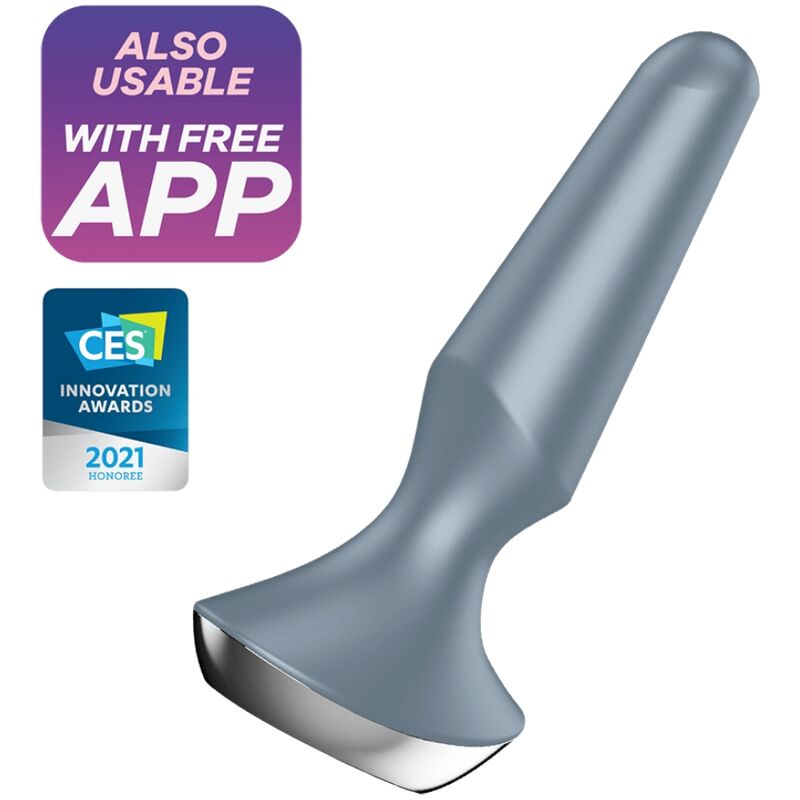 Satisfyer Plug Ilicious 2 Plug Vibrator Silver 6 satisfyer plug ilicious 2 plug vibrator silver 4061504003290