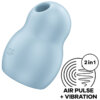 Satisfyer Pro To Go 1 Double Air Pulse Stimulator & Vibrator Blue 4061504045061