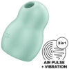 Satisfyer Pro To Go 1 Double Air Pulse Stimulator & Vibrator Green 4061504045078