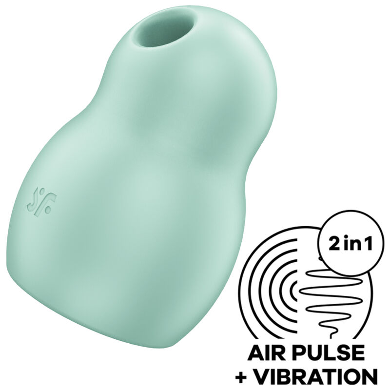 Satisfyer Pro To Go 1 Double Air Pulse Stimulator & Vibrator Green 6 satisfyer pro to go 1 double air pulse stimulator vibrator green 4061504045078