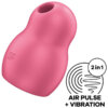 Satisfyer Pro To Go 1 Double Air Pulse Stimulator & Vibrator Red 4061504045092