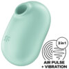 Satisfyer Pro To Go 2 Double Air Pulse Stimulator & Vibrator Beige 4061504045108