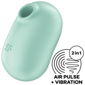 Satisfyer Pro To Go 2 Double Air Pulse Stimulator & Vibrator Beige 4061504045108
