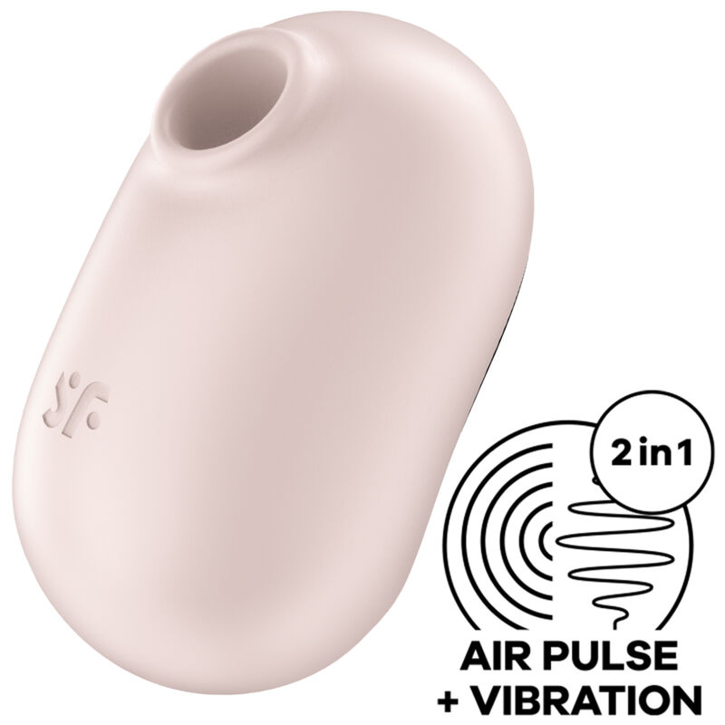 Satisfyer Pro To Go 2 Double Air Pulse Stimulator & Vibrator Beige 6 satisfyer pro to go 2 double air pulse stimulator vibrator beige 4061504045115