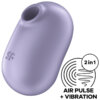Satisfyer Pro To Go 2 Double Air Pulse Stimulator & Vibrator Violet 3 Satisfyer Pro To Go 2 Double Air Pulse Stimulator & Vibrator Violet 4061504045122