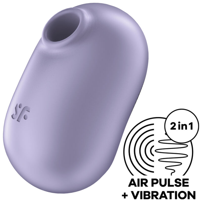 Satisfyer Pro To Go 2 Double Air Pulse Stimulator & Vibrator Violet 6 satisfyer pro to go 2 double air pulse stimulator vibrator violet 4061504045122