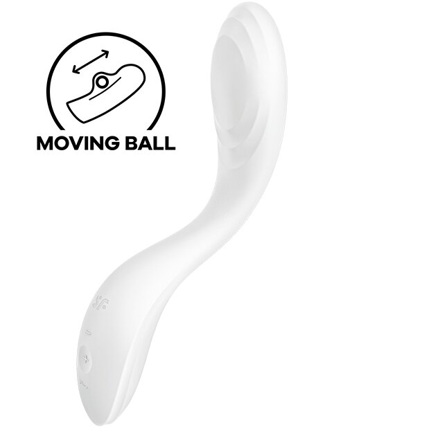 Satisfyer Rrrolling Pleasure G-Spot Vibrator White 6 satisfyer rrrolling pleasure gspot vibrator white 4061504043982 1