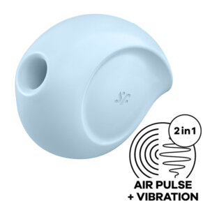 Satisfyer Sugar Rush Air Pulse Stimulator & Vibrator Blue 4061504037196