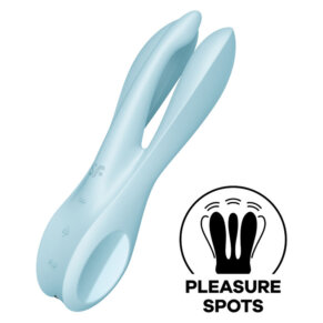 Satisfyer Threesome 1 Vibrator Blue 4061504037127