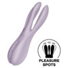 Satisfyer Threesome 2 Vibrator Violet 2 Satisfyer Threesome 2 Vibrator Violet 4061504037134