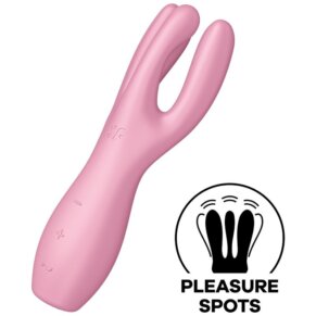 Satisfyer Threesome 3 Vibrator Pink 4061504037158