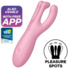 Satisfyer Threesome 4 Vibrator App Pink 2 Satisfyer Threesome 4 Vibrator App Pink 4061504037172