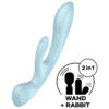 Satisfyer Triple Oh Hybrid Vibration Blue 4061504018225