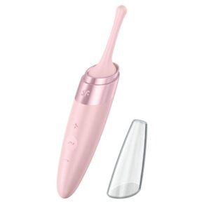 Satisfyer Twirling Delight Clit Tip Vibrator Pink 4061504009698