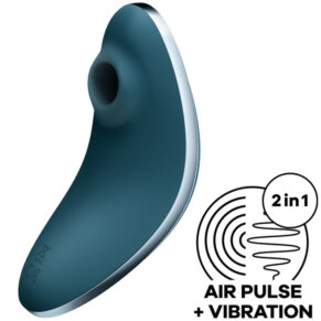 Satisfyer Vulva Lover 1 Air Pulse Stimulator & Vibrator Blue 4061504018591
