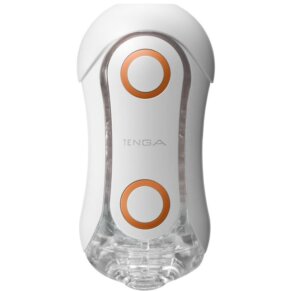 Tenga Flip Orb Strong Masturbator White And Orange Crash 4560220557433